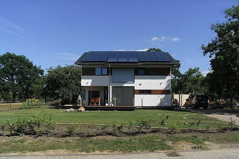 Individualhaus mit Solarzellen